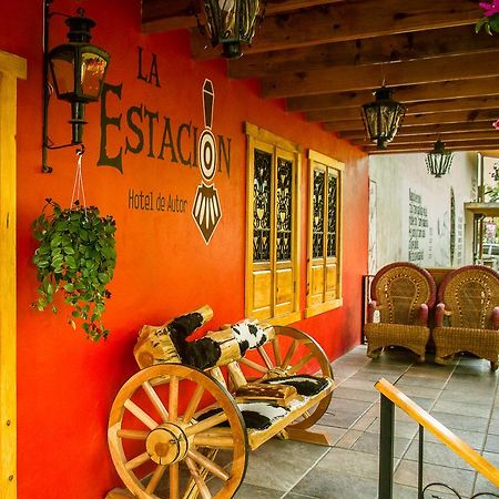 Hotel La Estacion Creel Esterno foto