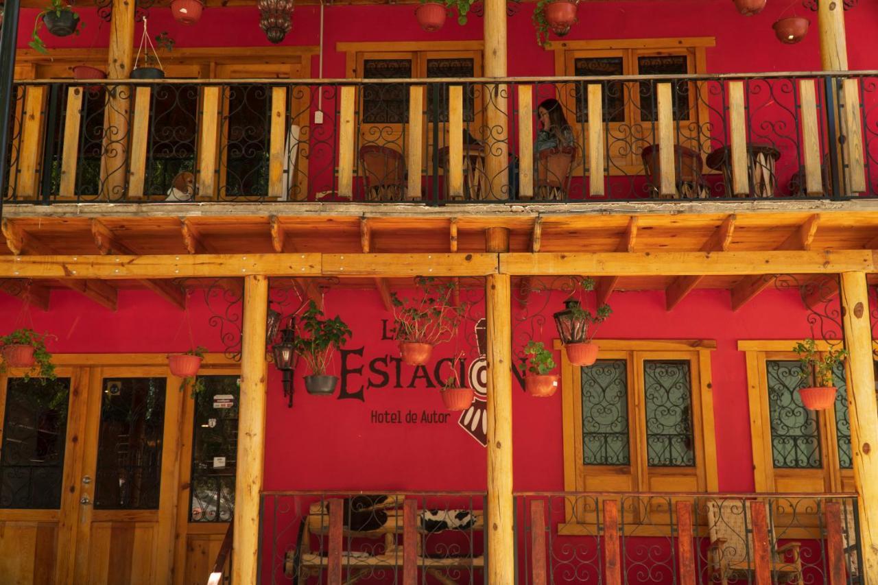 Hotel La Estacion Creel Esterno foto